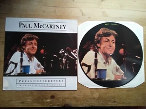 Paul McCartney Press Conferences Madrid & LA EX 12" PICTURE DISC Vinyl Record - Picture 1 of 6