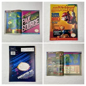 Nintendo Power March April 1990 Super Mario Bros 3 w/ Pak + Poster Complete - Picture 1 of 19