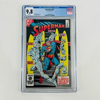 Superman #403 (1985) DCU DC Comics 1939 Series FREE SHIP!  WHITE Pages CGC 9.8 - Image 1 of 4
