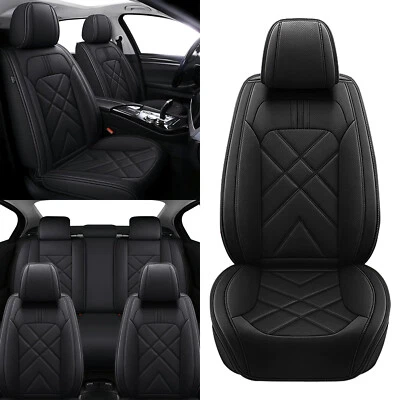 Car 5-Seat Covers Full Set PU Leather Protector Pad For Jeep Liberty 2006-2012 - Изображение 1 из 4