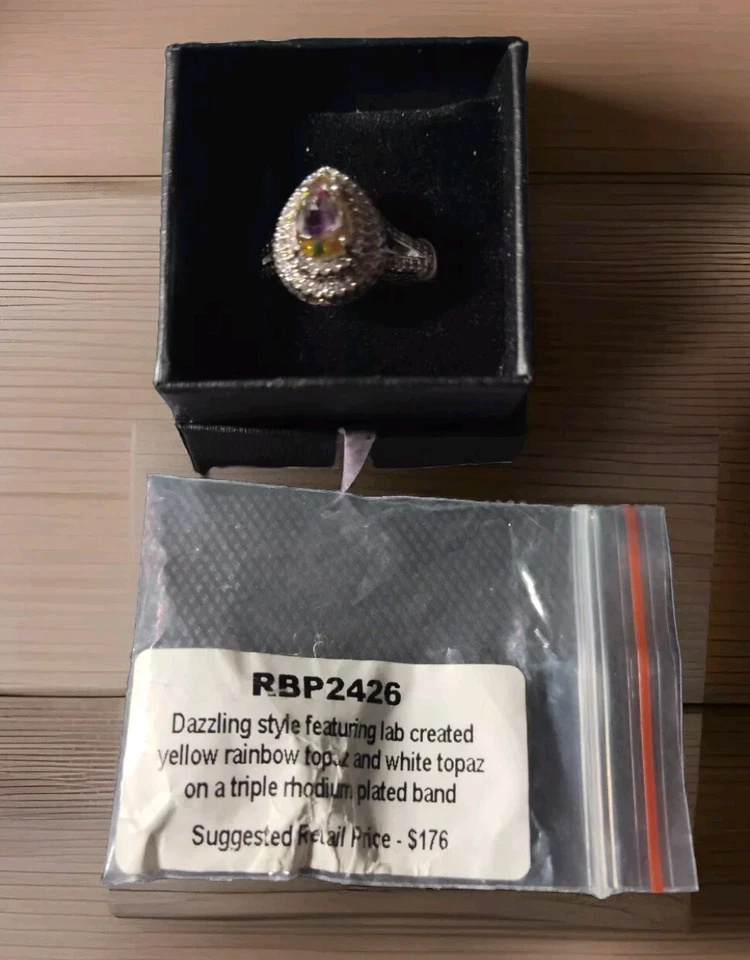Anillo Topacio RBP - Talla 9 - Nuevo Foto 1 de 3