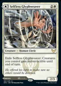 Selfless Glyphweaver / Deadly Vanity x1 FOIL Strixhaven NM MTG - Picture 1 of 2