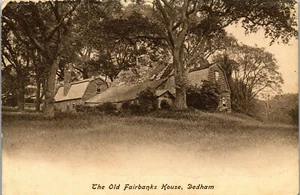 Postcard Old Fairbanks House Dedham MA ~ Timber Frame Puritan Settler c1905 - Picture 1 of 3