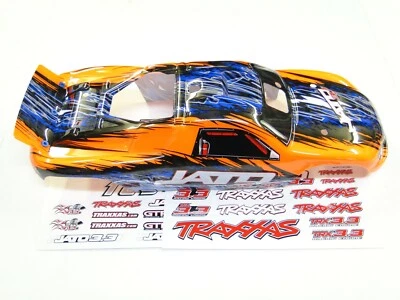 NEW TRAXXAS JATO 3.3 Body ProGraphix Painted Orange RJ6O - Image 1 of 3