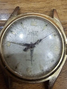 Testata Orologio Rara Vintage Svizzero Eldor Ginevra 25 Rubis Automatica da Uomo - Non Funzionante - Foto 1 di 7