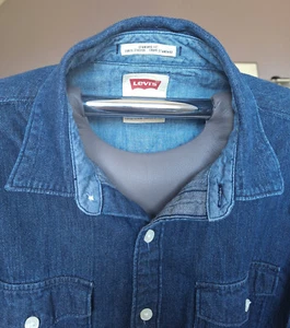 Levi Strauss & Co, Jeanshemd, Größe: M, Blau, Denim, Herren - Bild 1 von 9