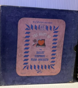 The Ballet Symphony Piano Orchestra 45 rpm 3 Boxed Set RCA Victor Records - Picture 1 of 7
