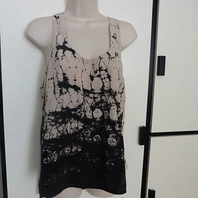 Camiseta sin mangas Gypsy 05 100 % seda rubor marrón tie dye espalda deportiva talla XS NUEVA CON ETIQUETAS Foto 1 de 4