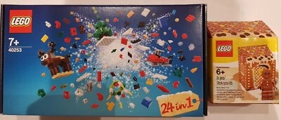 Lego 40253 Christmas Holiday Countdown Advent Calendar 24 in 1 +Gingerbread Man - Image 1 of 4