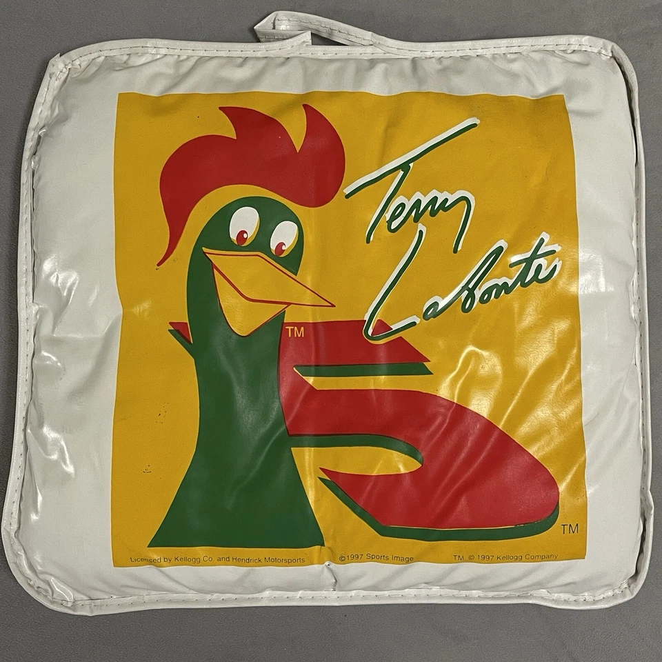 Cojín de asiento de estadio NASCAR de colección Terry Labonte Kellog Kellog's Corn Flakes Foto 1 de 4