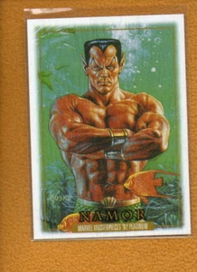 Namor 2024 SkyBox Marvel Masterpieces ’92 Platinum Wood #57 - Picture 1 of 2