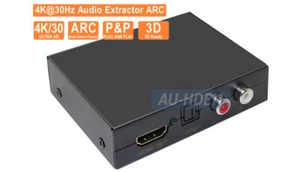 4Kx2K 1080P To Optical 5.1 Stereo Audio Converter With ARC Decoder - Picture 1 of 6
