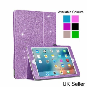 Glitter Magnetic Leather Bling Smart Case Wallet Stand Cover For iPad Mini 1 2 3 - Picture 1 of 7