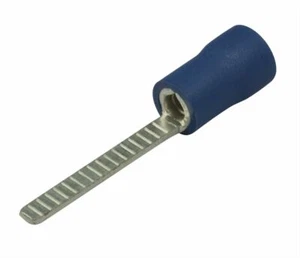 DBG Terminale Lama Maschio Crimpatura Isolata 2,3mm 1,5-2,5mm Blu Confezione da 100 - Foto 1 di 1