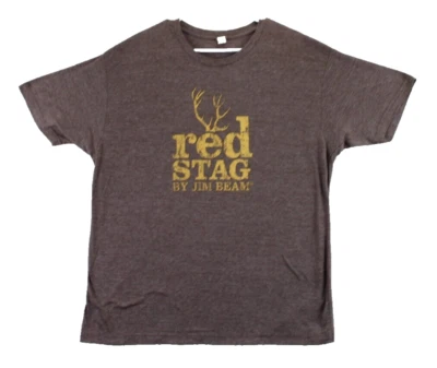 Camiseta Red Stag by Jim Beam Para Hombre XL Marrón Jaspeado Manga Corta Camiseta Foto 1 de 4
