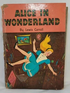 1955 Alice In Wonderland by Lewis Carrol Hardcover Book Whitman Publishing - Picture 1 of 12
