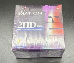 Imation 3.5" Floppy Disk Diskettes 10 Disk Pk IBM Formatted 1.44MB 2HD - Picture 1 of 11