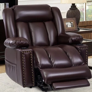Large Power Lift Chair Recliner  with Extend Footrest - Picture 1 of 56