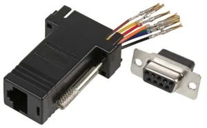 Série Port Adaptateur,DB9 FEMALE-RJ45 Fem ,Inter-Série Adaptateur Pour Pro - Photo 1/1