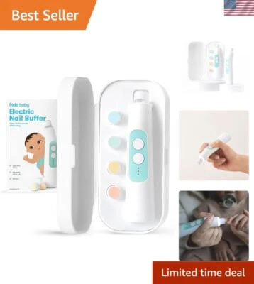 Recortadora de uñas eléctrica portátil con luz LED para uñas y dedos de los pies de los niños Foto 1 de 4