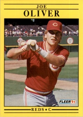 1991 Fleer MLB Joe Oliver #75 - Image 1 of 2