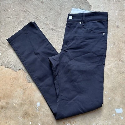 Outlier Slim peto azul tinte gris pantalones tela de trabajo doble tejido lona 29x32 Foto 1 de 4