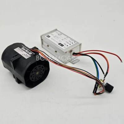 Dual Fans Car Power Turbine Turbo charger Boost Intake Fans Stepless Control - Image 1 of 4