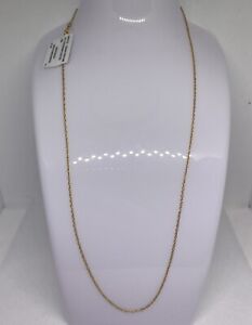 14kt yellow gold filled chain 0.7mm by Brilliance Jewelry made In Dominican Rep.