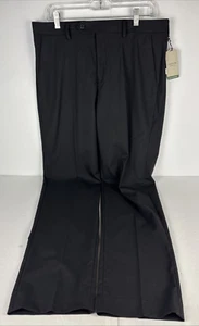 Alfani Men's 34x32 Black Stretch Wrinkle Resistant Slim Fit Dress Pants NWT - Imagen 1 de 15