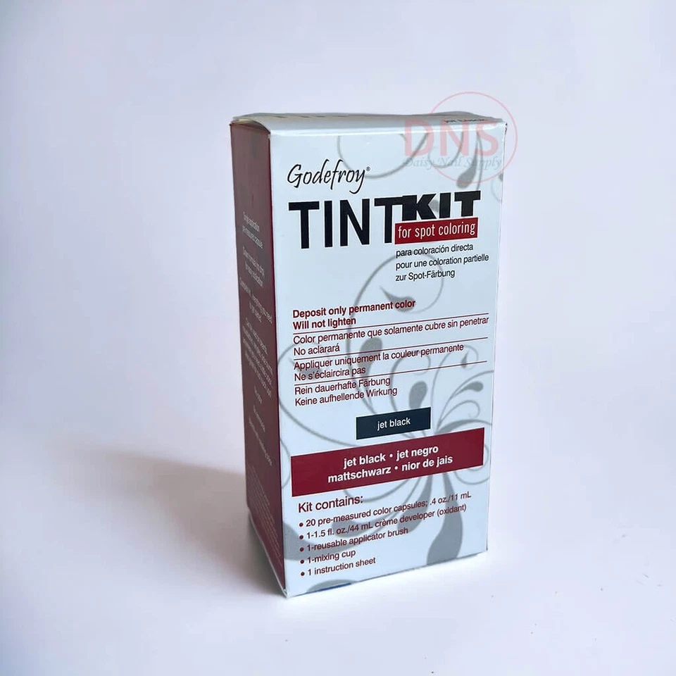 Godefroy Tint Kit for Spot Coloring 20 Applications - Jet Black - Image 1 of 4