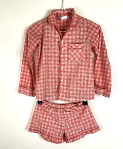 American Girl Gingham Pajamas Set from Match Your Doll Little Girls Size S 7/8 - Picture 1 of 8