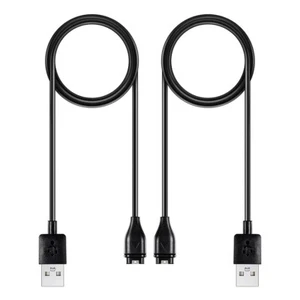 Garmin Watch Charger Cable For Garmin Fenix Forerunner Music Smartwatch 2 Pack - Picture 1 of 8