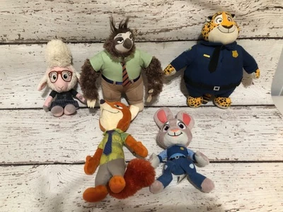 zootopia plush lot Judy Nick Wilde clawhauser bellwether lot stuffed  - Image 1 of 4