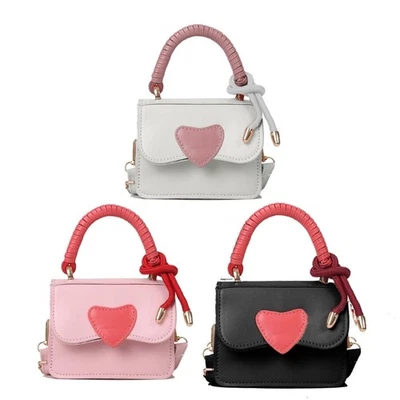 2023 Versatile Shoulder Bag Mini Square Bag Heart Bag for Women Girl Handbag - Image 1 of 4