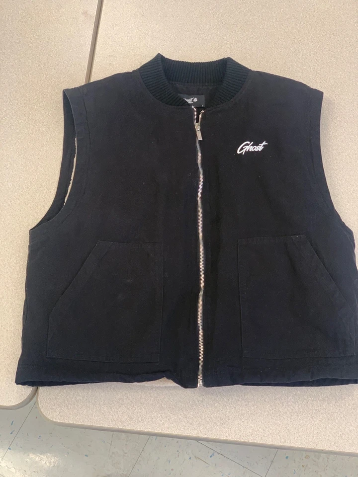 GHOST SHERPA LINED VEST | BLACK / L / Black - Image 1 of 2