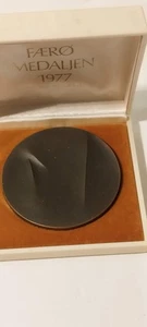 Messing Gedenkmedaille 1977 Dänemark - Bild 1 von 2