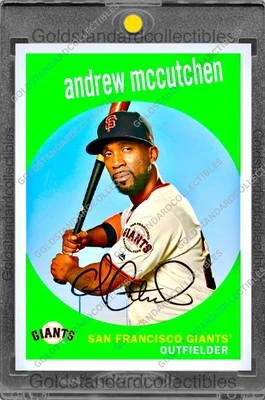 Andrew McCutchen RARA TARJETA DE INVERSIÓN TOPPS SSP GIGANTES SALÓN DE LA FAMA MVP COMO NUEVA Foto 1 de 2
