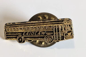 Vintage Laidlaw Bus Company Pin Badge - Collectible Transportation Memorabilia - Picture 1 of 3