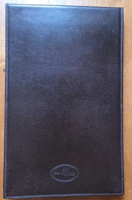 Carpeta de mapas de cuero Air France Concorde con mapa turístico recta - rara usada Foto 1 de 4