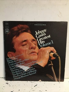 Johnny Cashs Greatest Hits Volume One Vinyl Music Record - Imagen 1 de 5