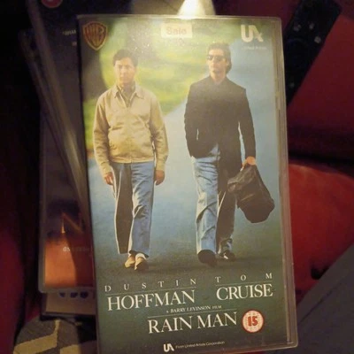Rain Man (1988) (Warner VHS 1989) Dustin Hoffman Tom Cruise Video Movie Film  - Image 1 of 4