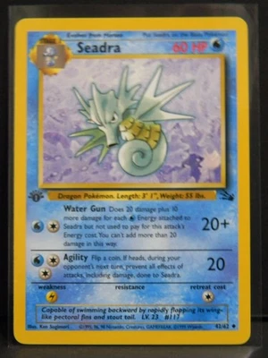 1999 Pokemon Cards 1st Edition Rare Seadra #42 nr mint - Image 1 of 4