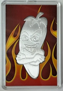 1 oz Spicy Silver Sizzlin Sam Bar 630 Mintage .999 Silver - Picture 1 of 2