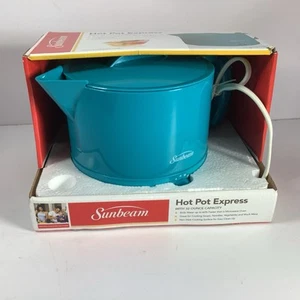 SUNBEAM Blue ELEKTRISCHER Hot Pot Express EINSTELLBARE WÄRME 32 Unzen SCHNELLES ERHITZEN - Bild 1 von 4