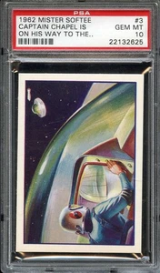 1962 MISTER SOFTEE #3 CAPTAIN CHAPEL ON HIS WAY PSA 10 *DS12236 - Picture 1 of 2