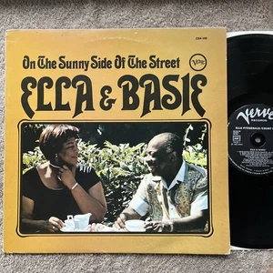 ELLA AND BASIE…”ON THE SUNNY SIDE OF THE STREET’ (VERVE) 12” Vinyl reissue…Ex+ - Picture 1 of 5