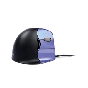 BakkerElkhuizen Evoluent 4 Small Wired Right Handed Vertical Mouse Black/Purple - Picture 1 of 1