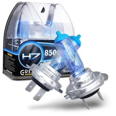 H7 GREAD LIGHTS SUPERWHITE BOOST 8500K XENON LOOK OPTIK BC HALOGEN LAMPEN DUOBOX - Bild 1 von 4