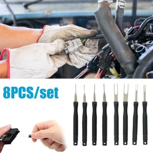 Car Plug Terminal Removal Tool Pin Needle Retractor Pick Puller Car Repair Tools - Picture 1 of 13