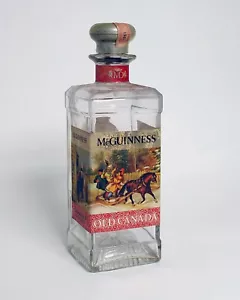 McGuiness Old Canada Whiskey Bottle 1961 Mimico Ontario Vintage Empty - Foto 1 di 3